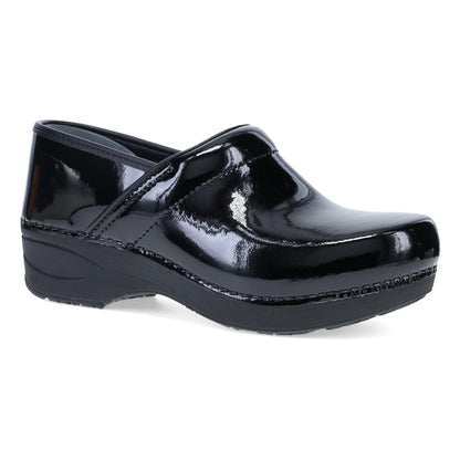 Black/Black Patent Clog,36