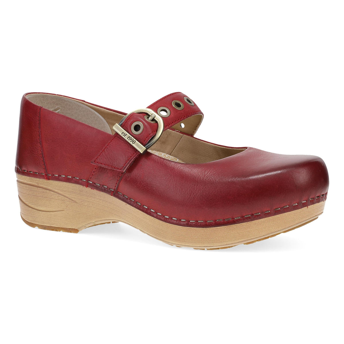 Red Leather Mary Jane,36