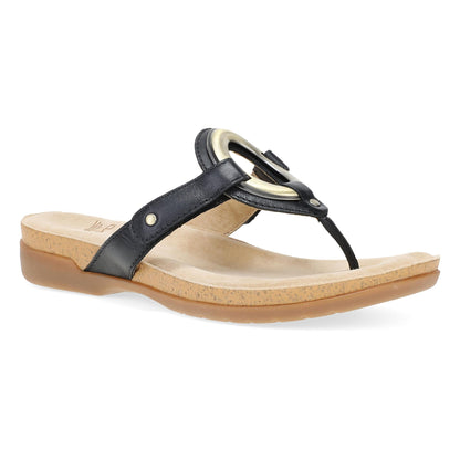 Black Leather Sandal,36