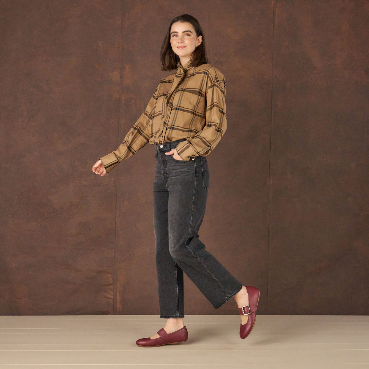 Matilda Sangria Leather