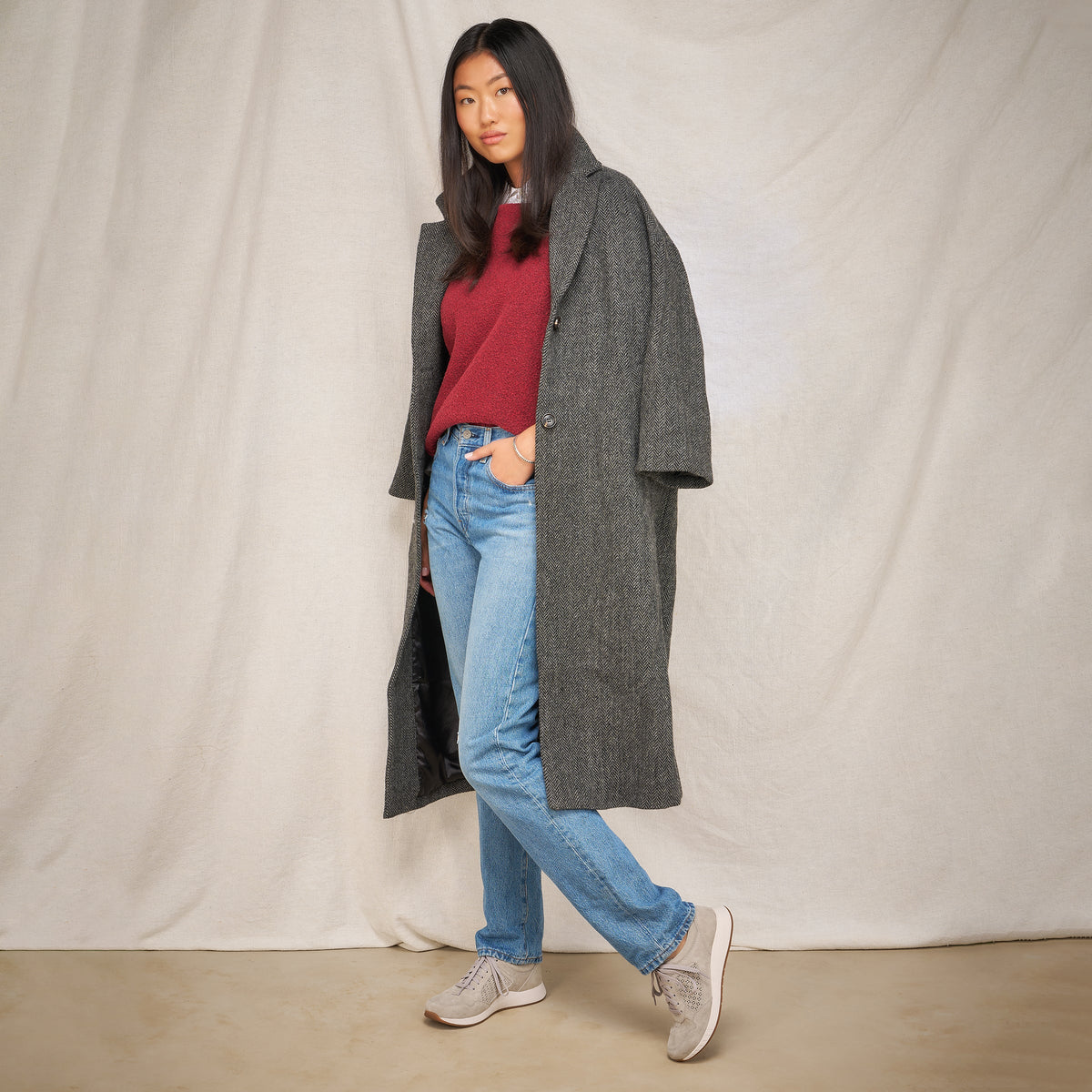 Catie Grey Suede