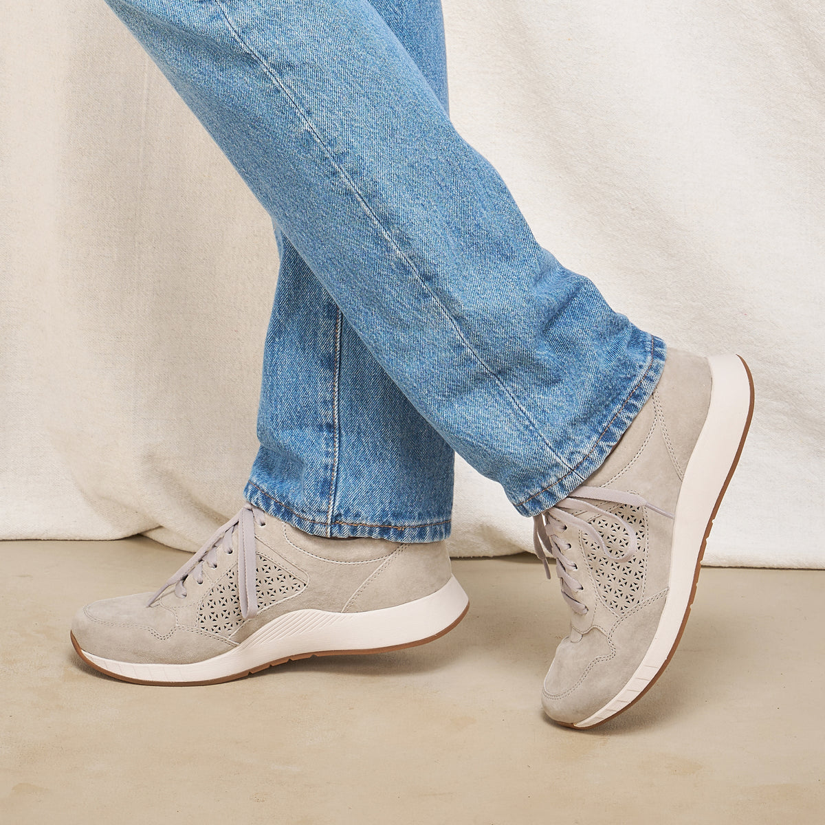 Catie Grey Suede