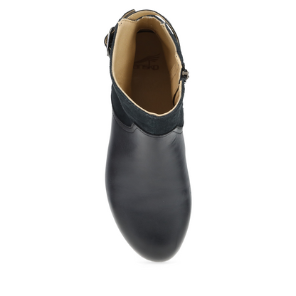 Monique Black Burnished Calf
