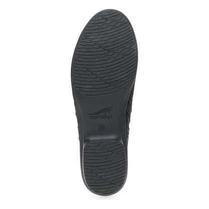 Cheryl Wide Black Burnished Nubuck