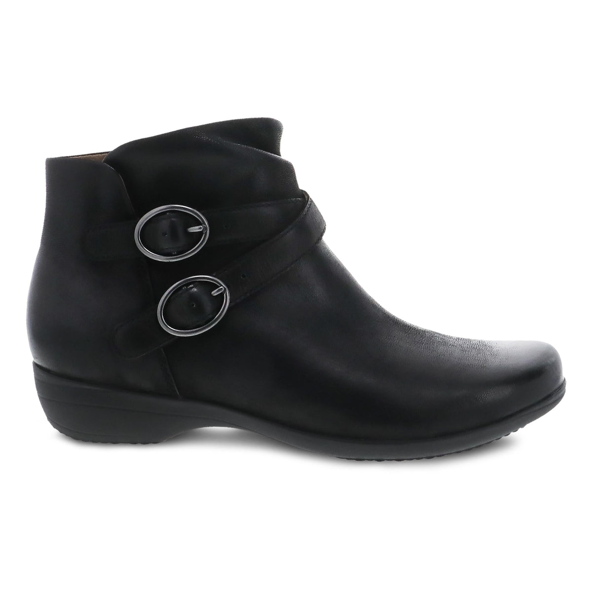 Faithe Black Burnished Nubuck