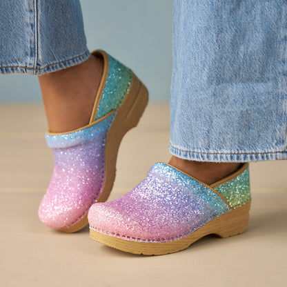 Wide Pro Pastel Rainbow Glitter