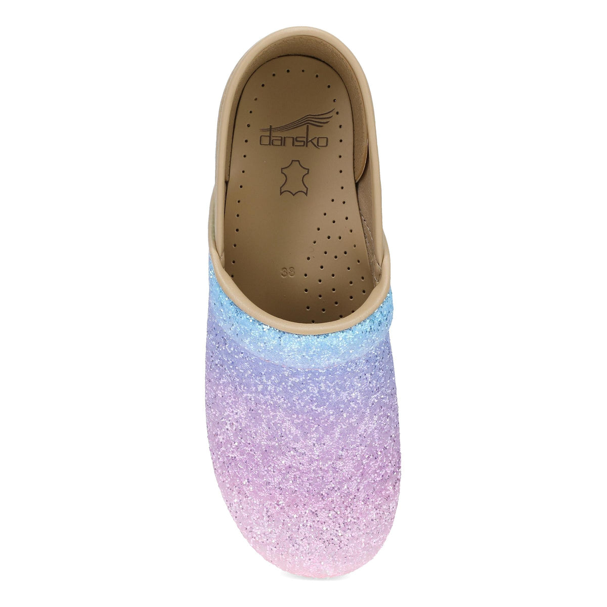 Wide Pro Pastel Rainbow Glitter