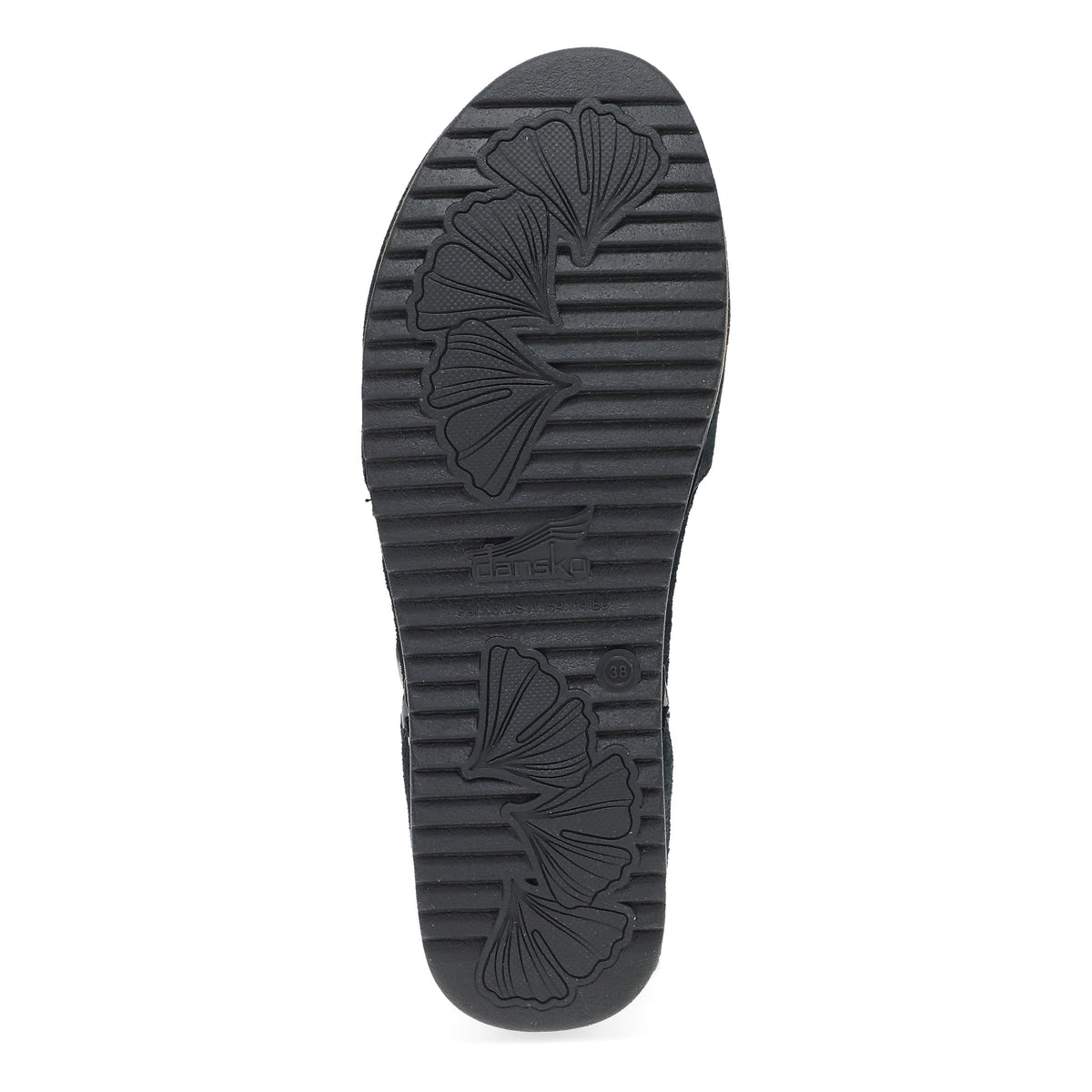Mae Black Burnished Suede