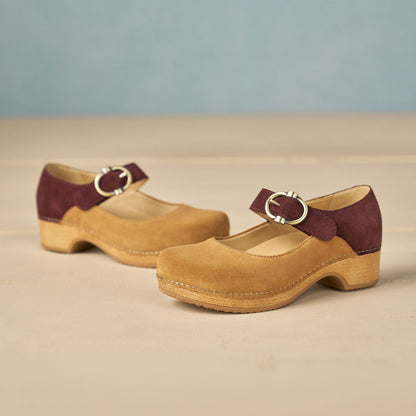 Bonny Mary Jane Tan/Mulberry
