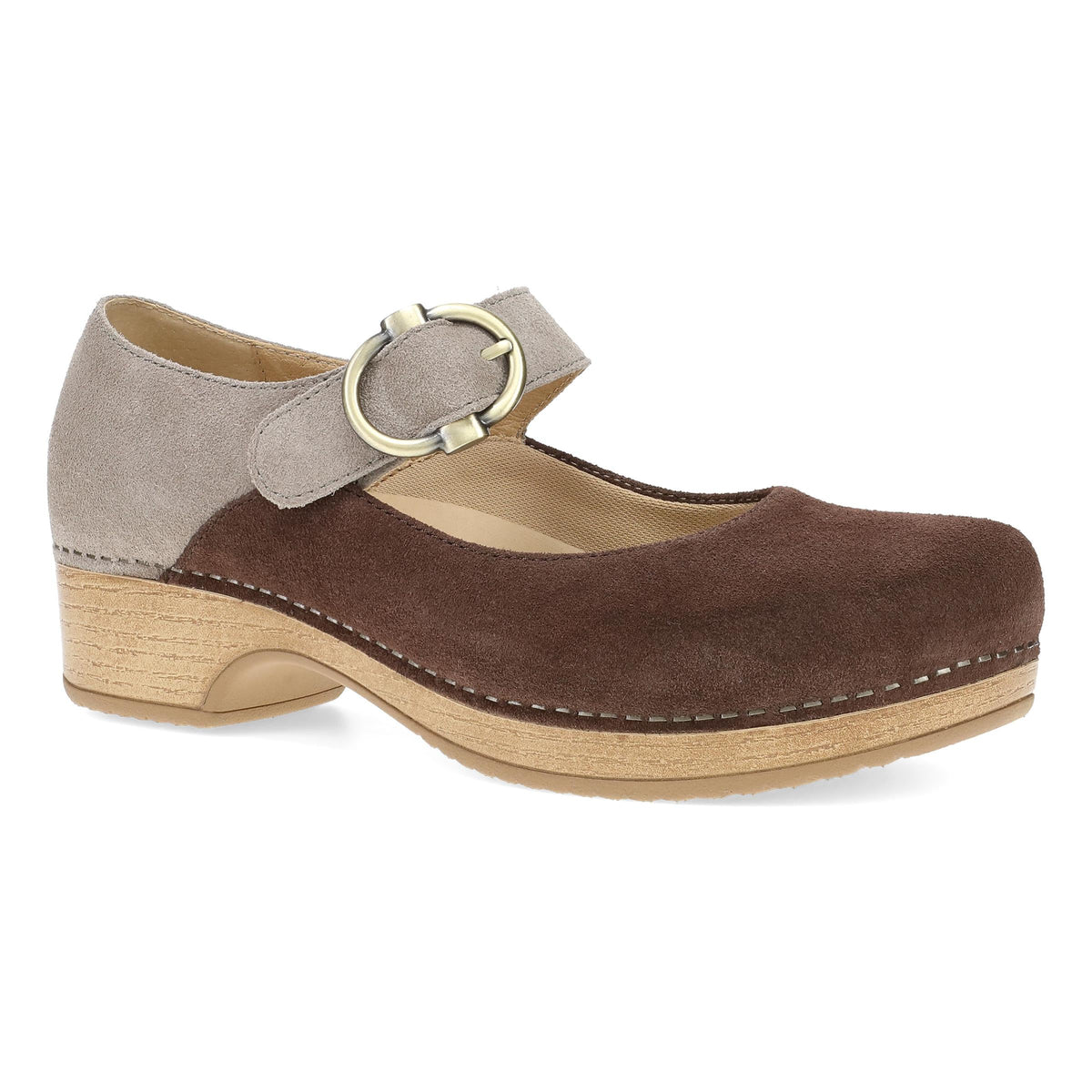 Bonny Mary Jane Chocolate/Taupe