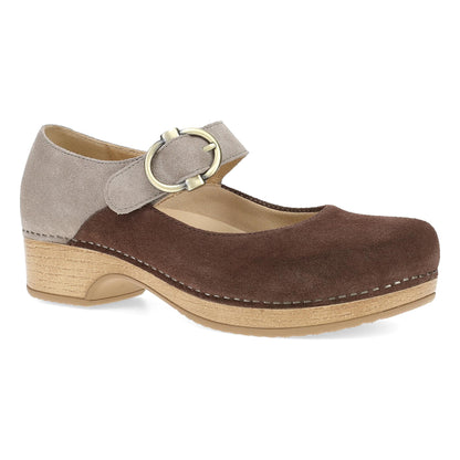 Bonny Mary Jane Chocolate/Taupe