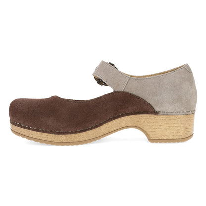 Bonny Mary Jane Chocolate/Taupe