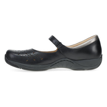 Stacy Black Waxy Burnished