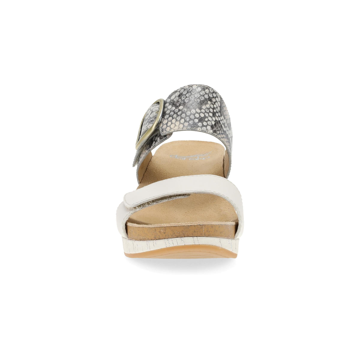 Shannon Snake/Ivory Leather