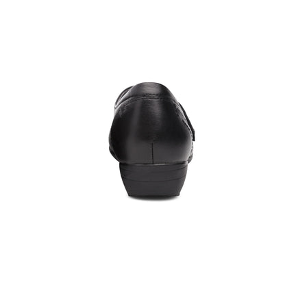 Franny Wide Black Leather