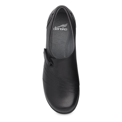 Franny Wide Black Leather