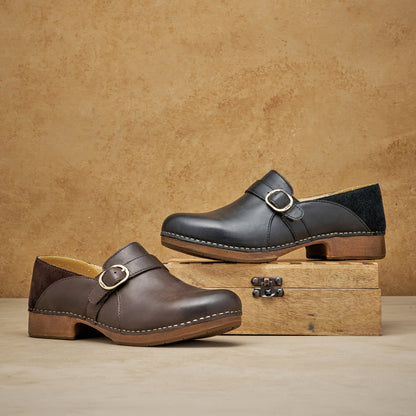 Margaret Black Burnished Calf