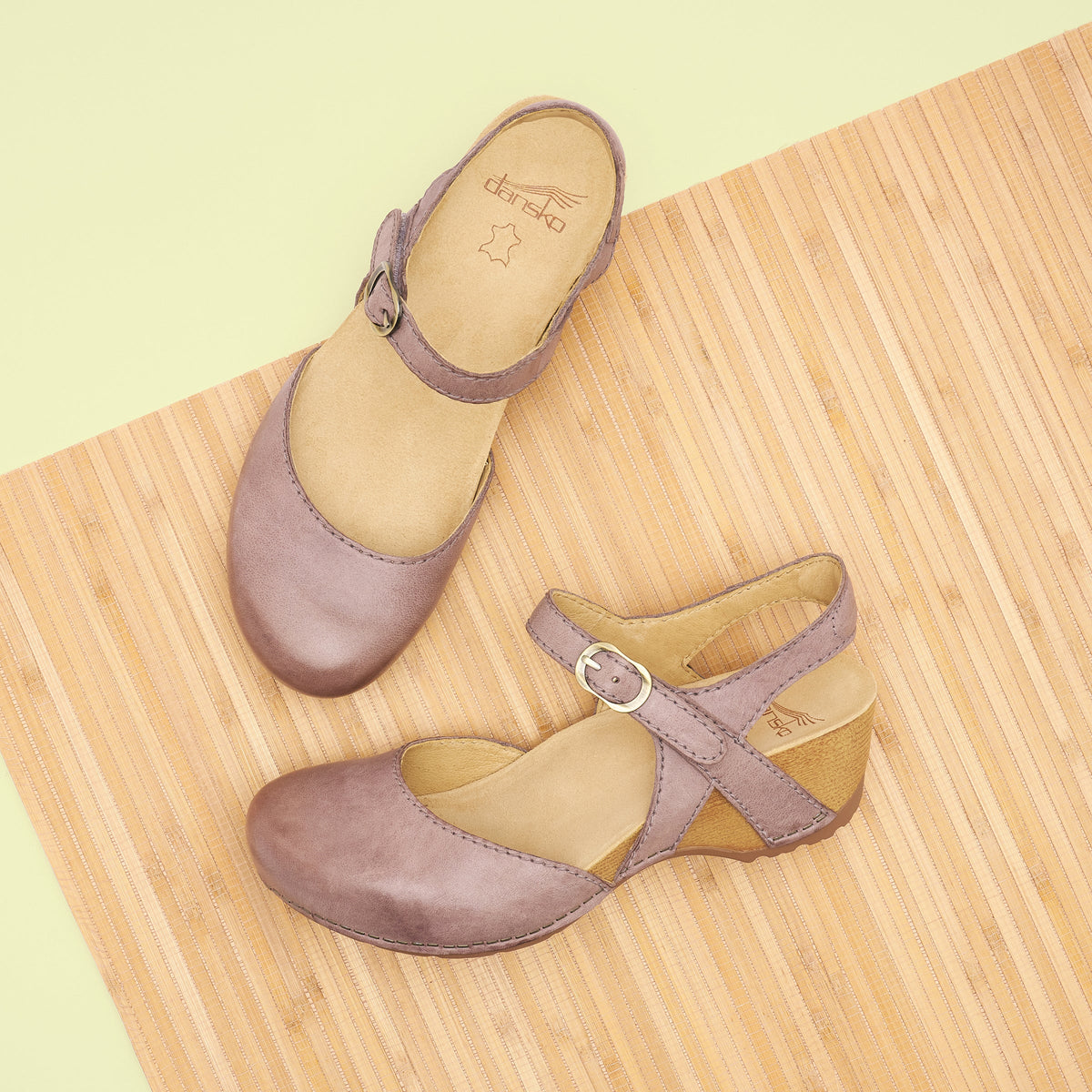 Tiffani Dusty Lilac Leather