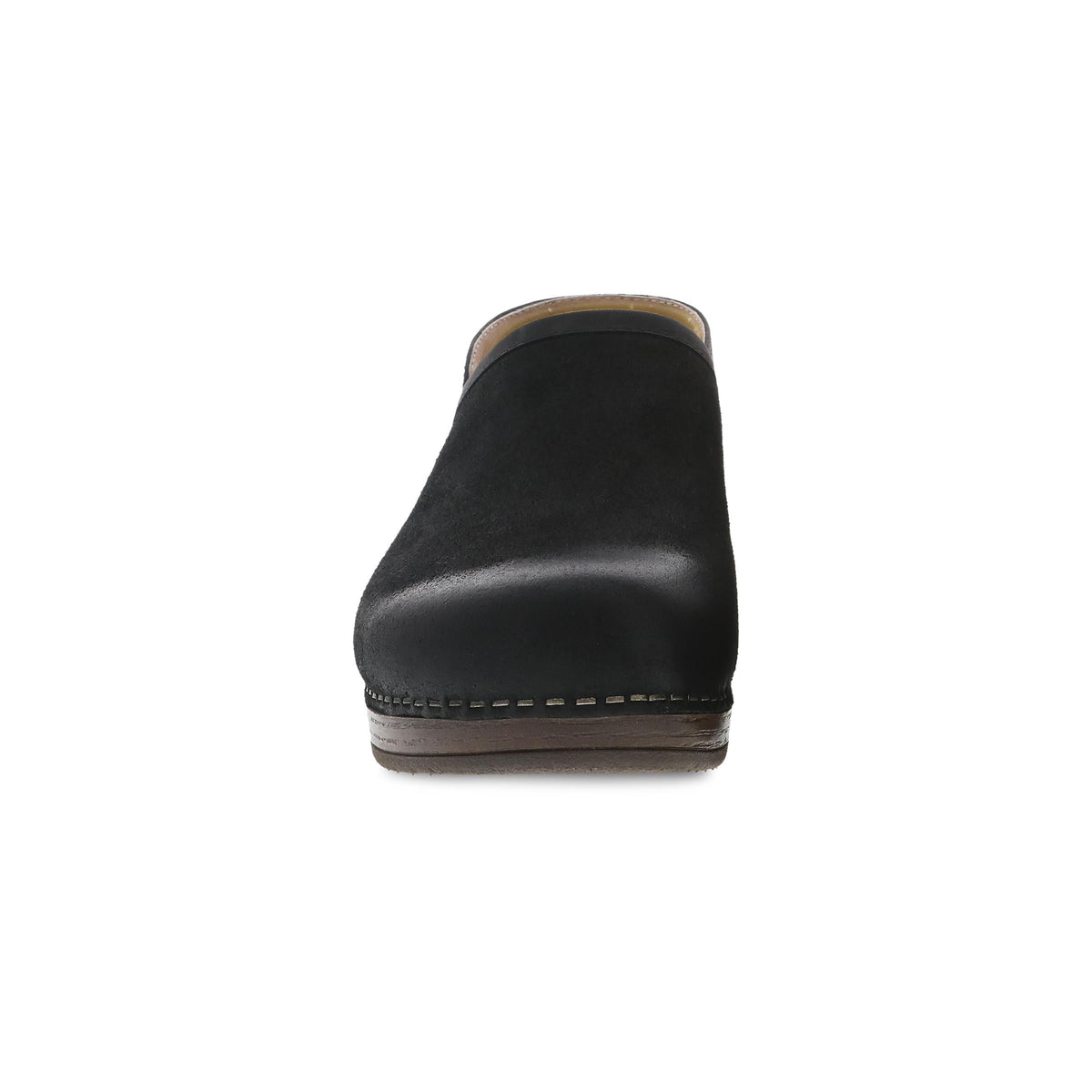 Brenna Black Burnished Suede