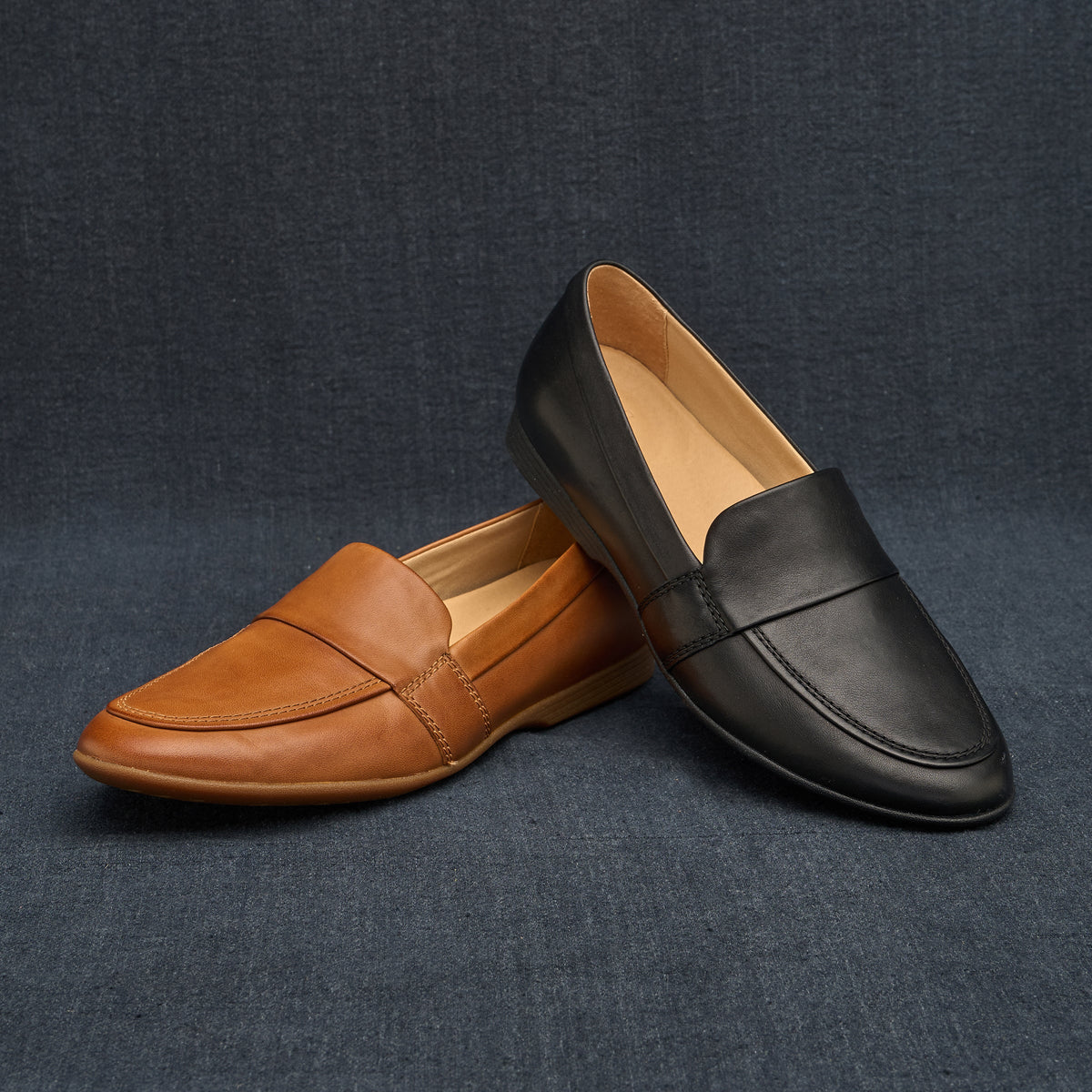 Linden Black Nappa